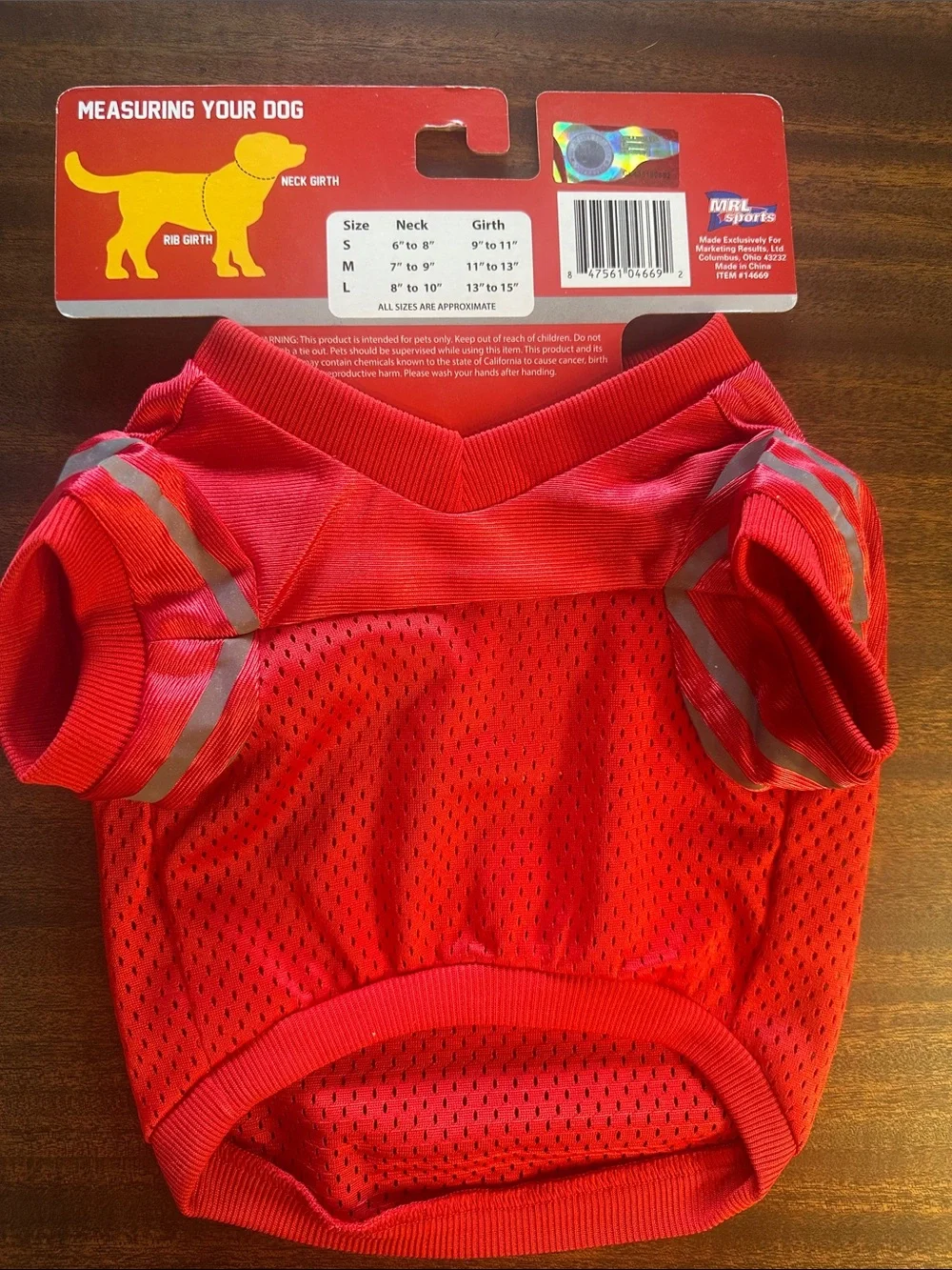 Ohio State Buckeyes Red Dog Jersey - Small